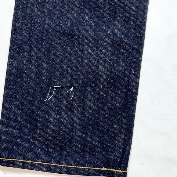 Vans Off the Wall Slimbo Denim Jeans 32x30 Dark Blue Slim Fit Low Rise New - Picture 6 of 10